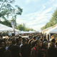 Spelhouse homecoming, Oct. 21, 2017; please note the presence of a golf cart in the middle of the crowd on the longest road to nowhere of all time. (Panama Jackson)